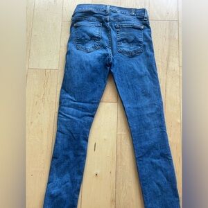 7 for all Mankind low rise medium wash size 25.
